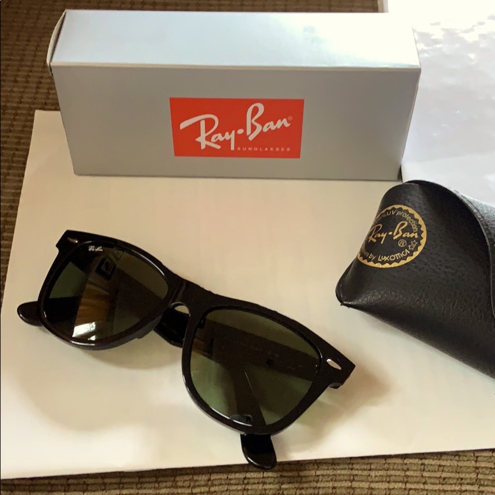 RayBan Wayfarer Black Sunglasses